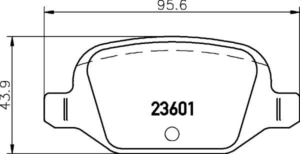 MINTEX MDB2042: Piduriklotsid koos pidurisadula kruvidega
