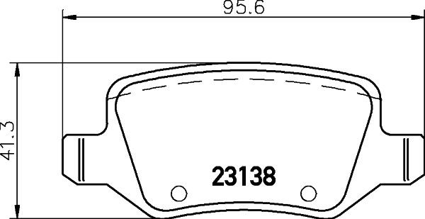 MINTEX MDB2111: Piduriklotsid koos pidurisadula kruvidega