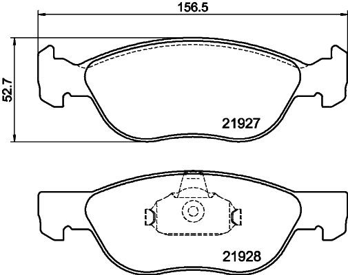 MINTEX MDB2123: Kit pastiglie freni