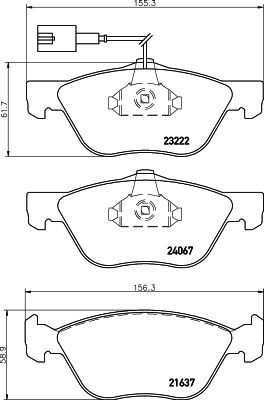 MINTEX MDB2133: Piduriklotsid