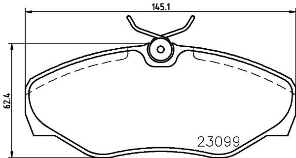 MINTEX MDB2159: Piduriklotsid koos lisadega, koos pidurisadula kruvidega