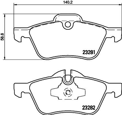 MINTEX MDB2162: Piduriklotsid