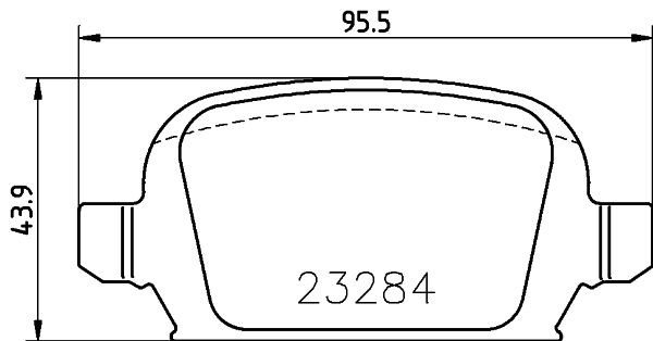 MINTEX MDB2168: Piduriklotsid koos pidurisadula kruvidega
