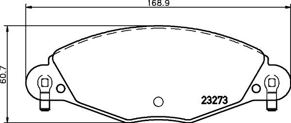 MINTEX MDB2188: Piduriklotsid koos pidurisadula kruvidega