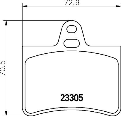MINTEX MDB2190: Piduriklotsid