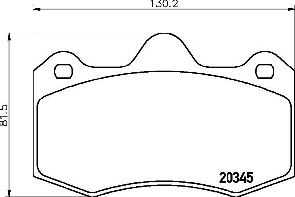 MINTEX MDB2207: Piduriklotsid