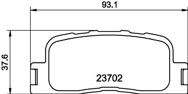 MINTEX MDB2212: Piduriklotsid