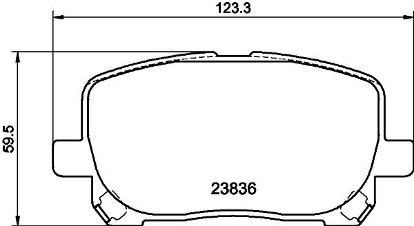 MINTEX MDB2266: Piduriklotsid