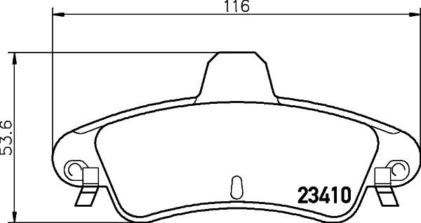 MINTEX MDB2279: Piduriklotsid