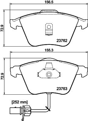 MINTEX MDB2336: Piduriklotsid