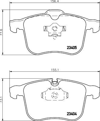 MINTEX MDB2547: Kit pastiglie freni con accessori
