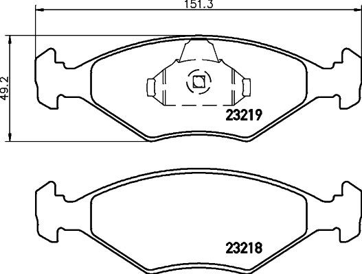 MINTEX MDB2615: Piduriklotsid