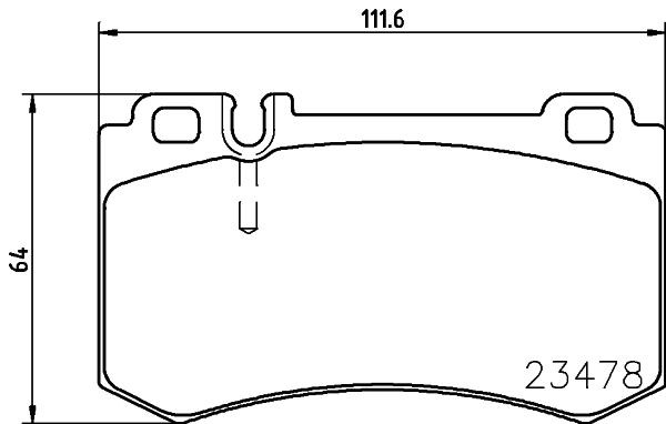 MINTEX MDB2621: Piduriklotsid