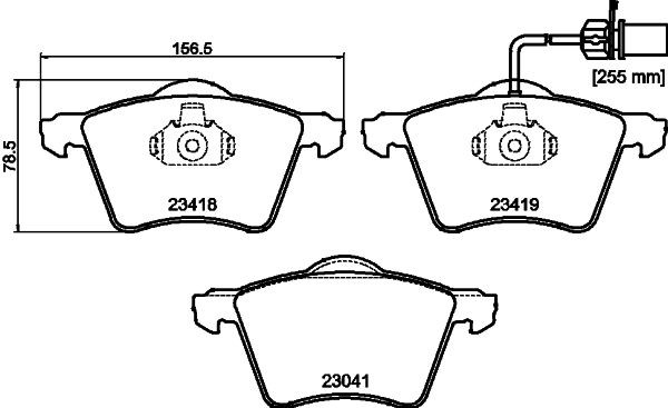 MINTEX MDB2625: Piduriklotsid
