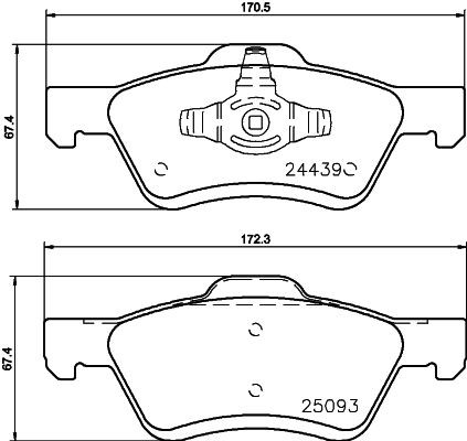 MINTEX MDB2626: Piduriklotsid