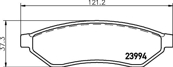 MINTEX MDB2647: Piduriklotsid