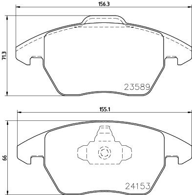 MINTEX MDB2672: Piduriklotsid
