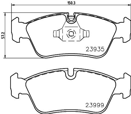 MINTEX MDB2684: Piduriklotsid
