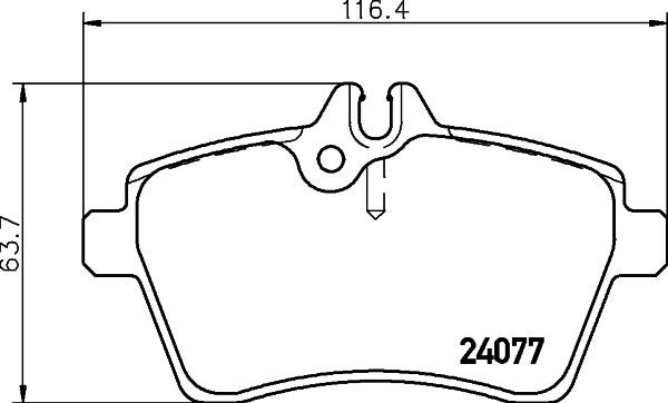 MINTEX MDB2685: Piduriklotsid koos lisadega, koos pidurisadula kruvidega
