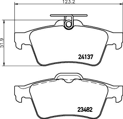 MINTEX MDB2686: Piduriklotsid