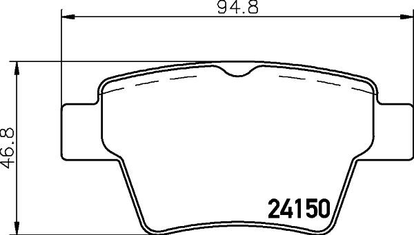 MINTEX MDB2693: Piduriklotsid koos pidurisadula kruvidega
