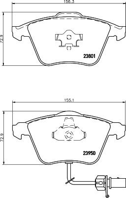 MINTEX MDB2694: Piduriklotsid