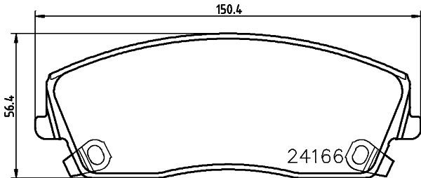 MINTEX MDB2697: Piduriklotsid
