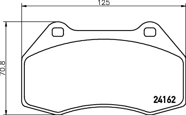 MINTEX MDB2725: Piduriklotsid