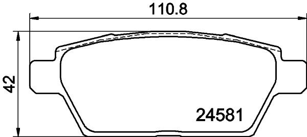 MINTEX MDB2735: Piduriklotsid