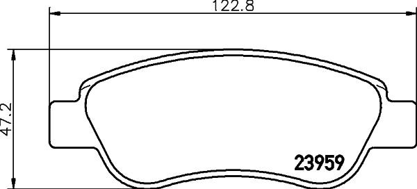 MINTEX MDB2743: Piduriklotsid koos lisadega, koos pidurisadula kruvidega