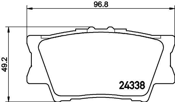 MINTEX MDB2787: Plaquettes de frein
