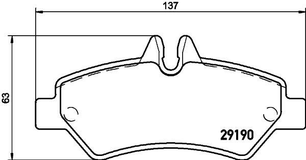 MINTEX MDB2802: Piduriklotsid koos lisadega, koos pidurisadula kruvidega