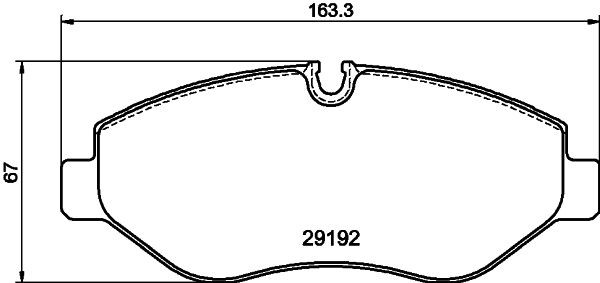 MINTEX MDB2803: Piduriklotsid koos lisadega, koos pidurisadula kruvidega