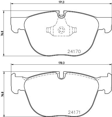 MINTEX MDB2827: Piduriklotsid