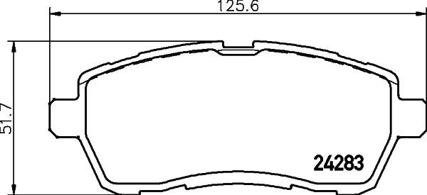 MINTEX MDB2875: Piduriklotsid