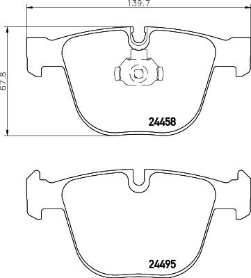MINTEX MDB2879: Piduriklotsid