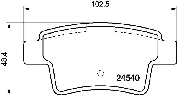 MINTEX MDB2892: Piduriklotsid koos lisadega, koos pidurisadula kruvidega
