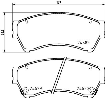 MINTEX MDB2935: Piduriklotsid