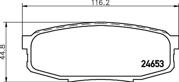 MINTEX MDB2936: Piduriklotsid