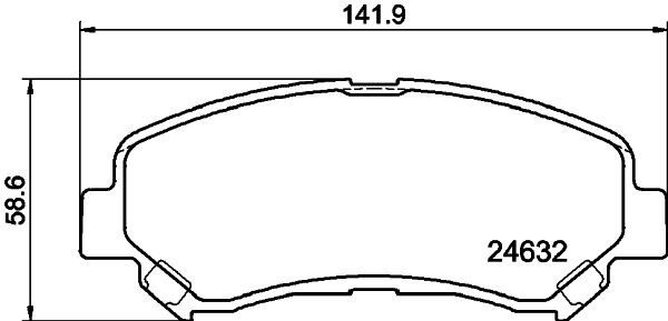 MINTEX MDB2938: Piduriklotsid