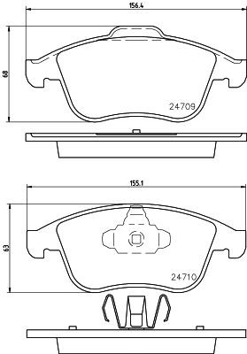 MINTEX MDB2965: Piduriklotsid