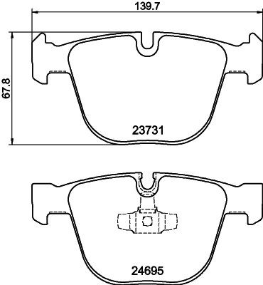 MINTEX MDB2986: Piduriklotsid