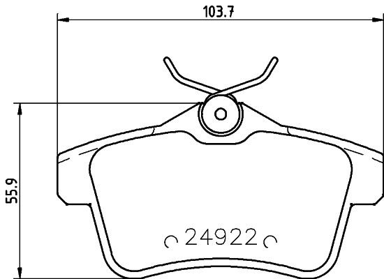 MINTEX MDB3023: Piduriklotsid koos lisadega, koos pidurisadula kruvidega