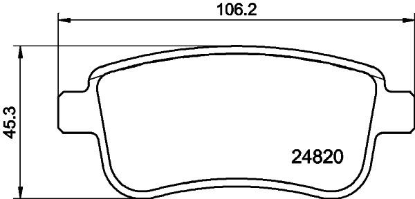 MINTEX MDB3029: Piduriklotsid koos pidurisadula kruvidega