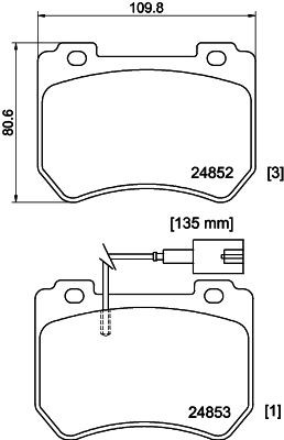MINTEX MDB3037: Piduriklotsid