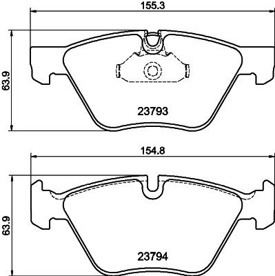 MINTEX MDB3067: Piduriklotsid