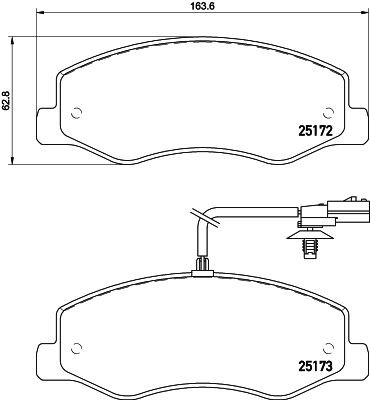 MINTEX MDB3095: Piduriklotsid