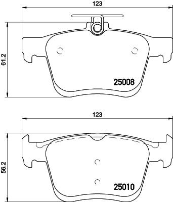 MINTEX MDB3100: Piduriklotsid