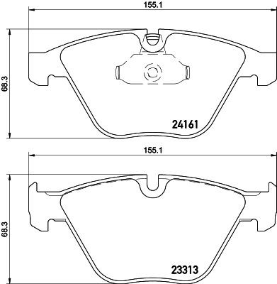 MINTEX MDB3133: Piduriklotsid