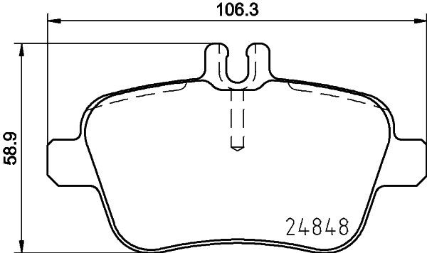MINTEX MDB3206: Piduriklotsid koos lisadega, koos pidurisadula kruvidega